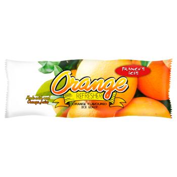 Franco's Ices Orange Refresher Orange Flavoured Ice Lolly 70ml