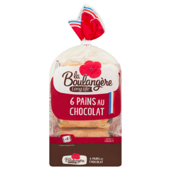 La Boulangere Long Life Pains Au Chocolat 6pk 