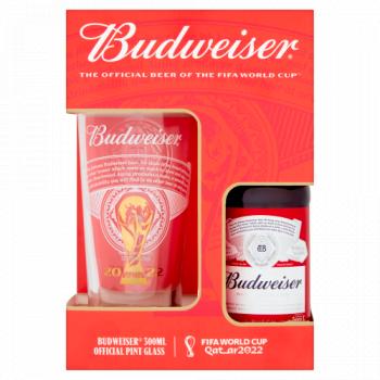 Budweiser + Pint Glass Gift Pack