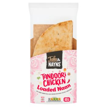 Jake & Nayns' Loaded Naan Tandoori Chicken 185g