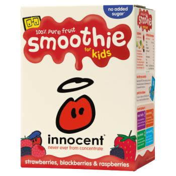 Innocent Smoothies for Kids Strawberries, Blackberries and Raspberries 4 x 180ml