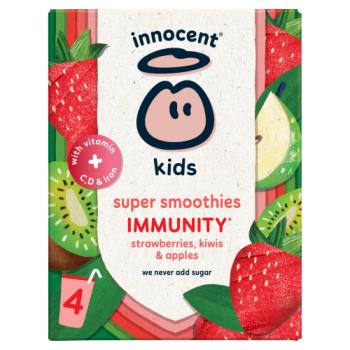 Innocent Kids Super Smoothies Strawberries, Kiwis & Apples 4 x 150ml