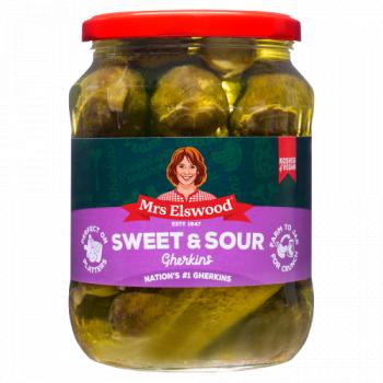 Mrs Elswood Sweet & Sour Gherkins 670g