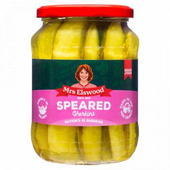 Mrs Elswood Speared Gherkins 670g
