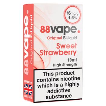 88 Vape E-liquid Strawberry 16mg
