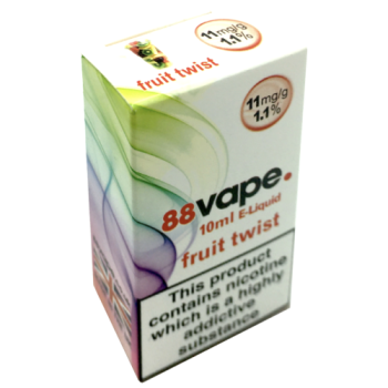 88 Vape Fruit Twist E-Liquid 11mg 10ml 
