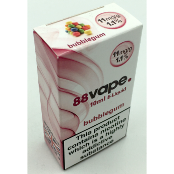 88 Vape E-Liquid Bubblegum 11mg 