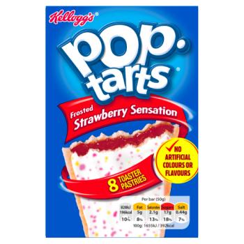 Kellogg's Pop Tarts Frosted Strawberry Sensation 8 x 50g