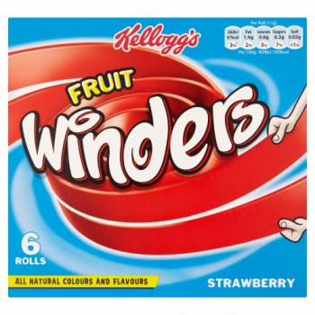 Kellogg's Fruit Winders Strawberry 6 x 17g