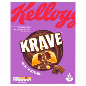 Kellogg's Krave Milk Chocolate Cereal 375g