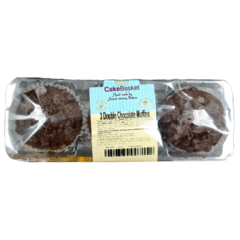 Cake Basket Chocolate Muffins 3pk 