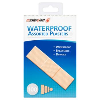 Masterplast Waterproof Assorted Plasters 100