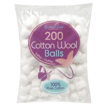 Cotton Tree Cotton Wool Balls 200pk 