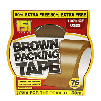 151 Brown Packing Tape 48mm x 75m 