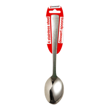 Homemaid Stainless Steel Dessert Spoons 4s 