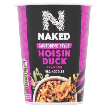 Naked Cantonese Style Hoisin Duck Flavour Egg Noodles 78g