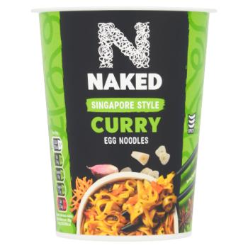 Naked Singapore Style Curry Egg Noodles 78g