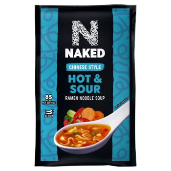 Naked Chinese Style Hot & Sour Ramen Noodle Soup 25g