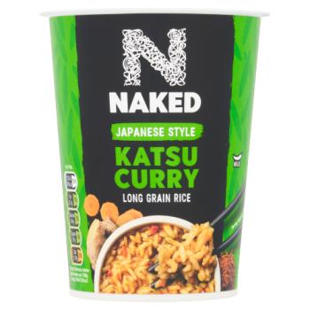 Naked Japanese Style Katsu Curry Long Grain Rice 78g