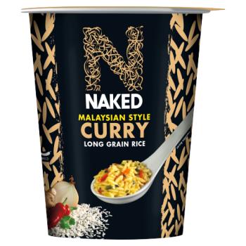 Naked Malaysian Style Curry Long Grain Rice 78g