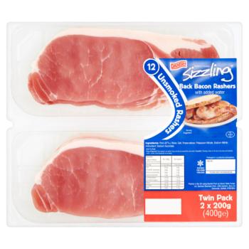 Danish Unsmoked Bacon Twin Pack Pm&#163;