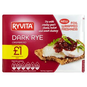 Ryvita Dark Rye Crispbread Pm&#163;1