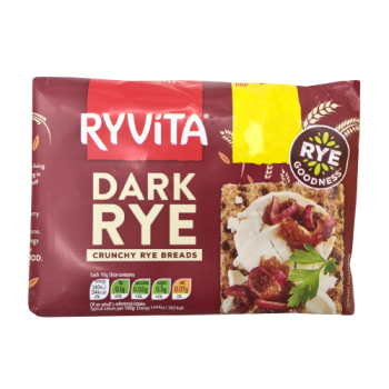 Ryvita Dark Rye Crunchy Rye Breads 200g