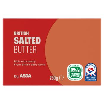 Asda British Salted Butter 250g