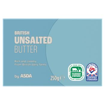 Asda British Unsalted Butter 250g