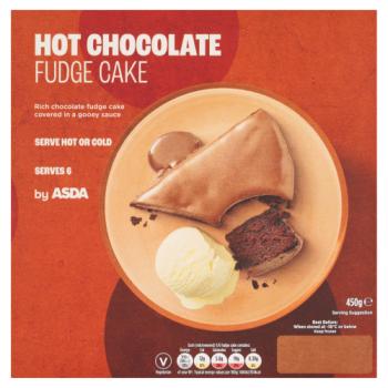 ASDA Hot Chocolate Fudge Cake 450g