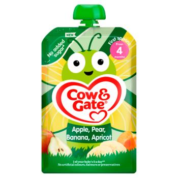 Cow & Gate Apple, Pear, Banana, Apricot 100g
