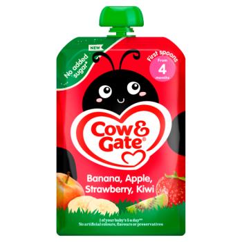 Cow & Gate Banana, Apple, Strawberry, Kiwi 100g