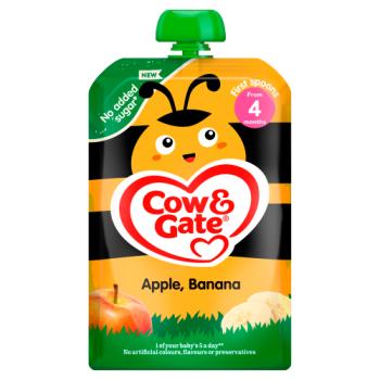Cow & Gate Apple, Banana From 4 Months 100g