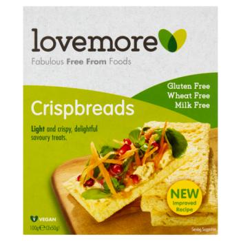 Lovemore Crispbreads 2 x 50g (100g)