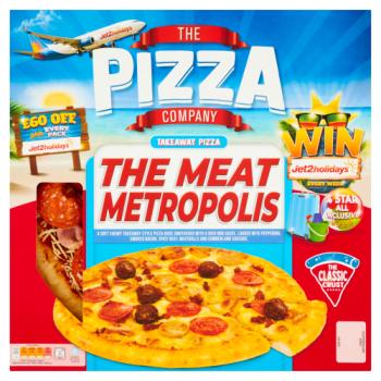 The Pizza Company Takeaway Pizza The Meat Metropolis 590g