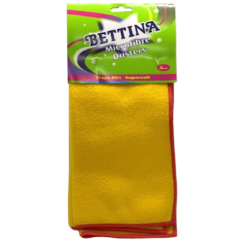 Bettina Microfibre Dusters 3pk 