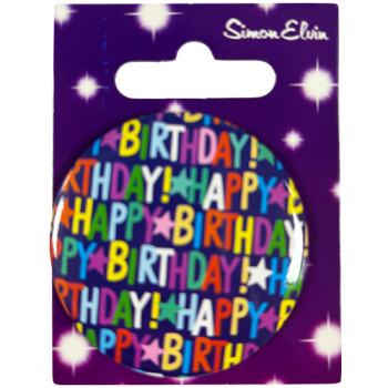 Simon Elvin Happy Birthday Badge 