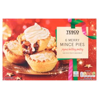 Tesco 6 Merry Mince Pies