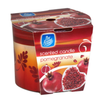 Pan Aroma Scented Candle Pomegranate 