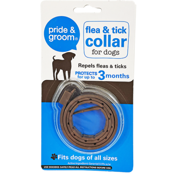 Pride & Groom Flea & Tick Collar for Dogs 