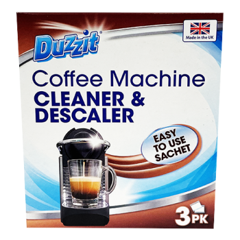 Duzzit Coffee Machine Cleaner & Descaler 3pk 