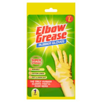 Elbow Grease Rubber Gloves Size L 1 Pair
