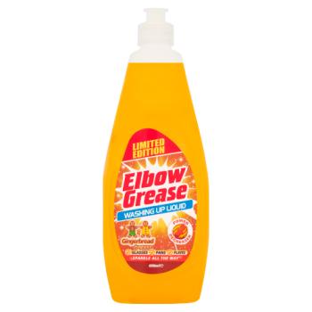 Elbow Grease Limited Edition Washing Up Liquid Gingerbread Fragrance 600ml