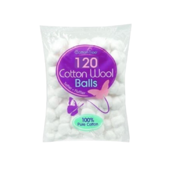Cotton Tree Cotton Wool Balls 120pk 