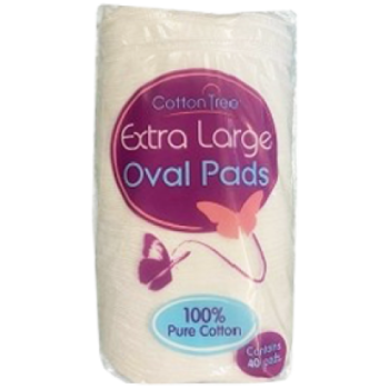 Cotton Tree 40 Extra Large Oval Cotton Pads 