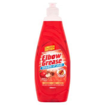 Elbow Grease Limited Edition Washing Up Liquid Apple & Cinnamon Fragrance 600ml