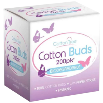 Cotton Tree Cotton Buds Biodegradable 200pk 