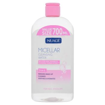 Nuagé Micellar Cleansing Water with Aloe Vera, Vitamin E & Chamomile Flower Extract 700ml
