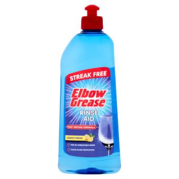 Elbow Grease Rinse Aid Lemon Fresh 500ml