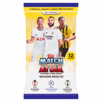 Topps 12 Match Attax Trading Card Game Season 2022/23